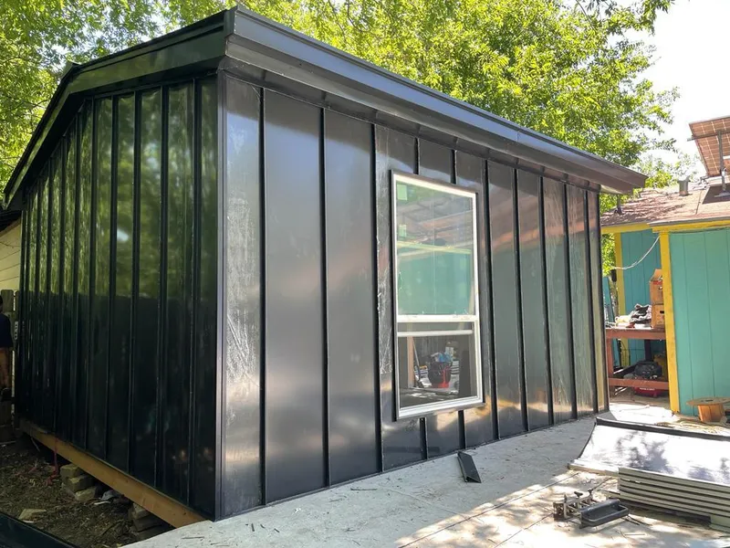 Black standing seam metal wall panels for Roof Inspection in South San Francisco